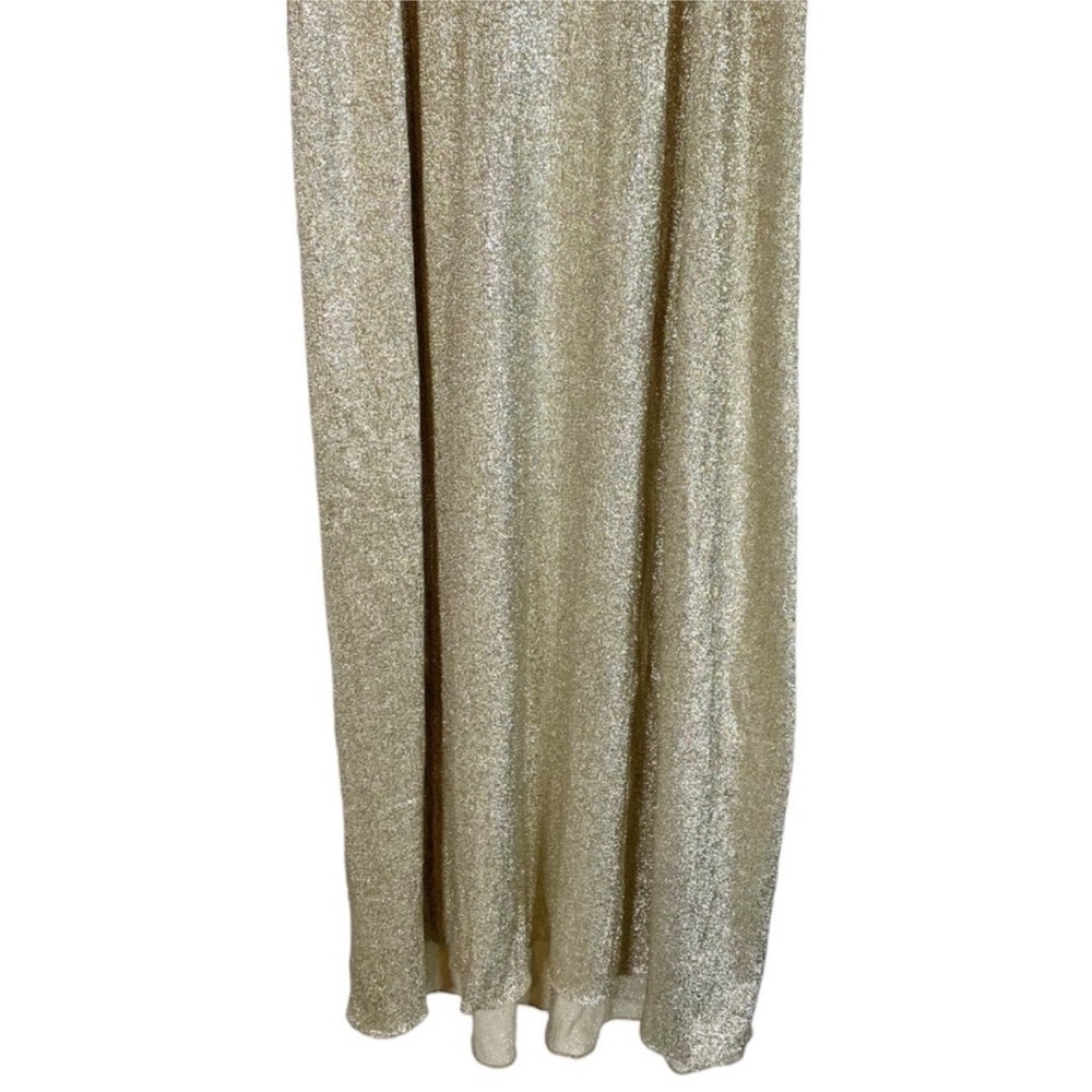 Paco Rabanne Gold Spaghetti Strap Slip Dress - Picture 7 of 11